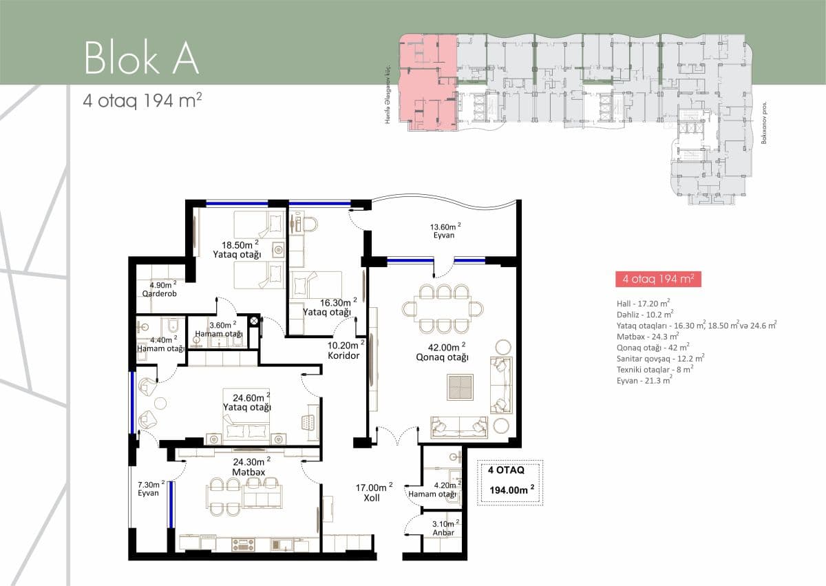 HARMONY RESIDENCE 4 rooms 193,00 sqm