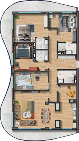 5 otaq, 272.30 kv.m - 2