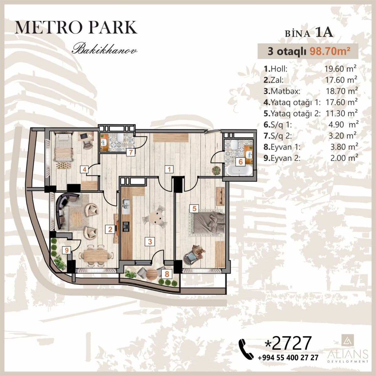 Metro Park Bakikhanov - 2