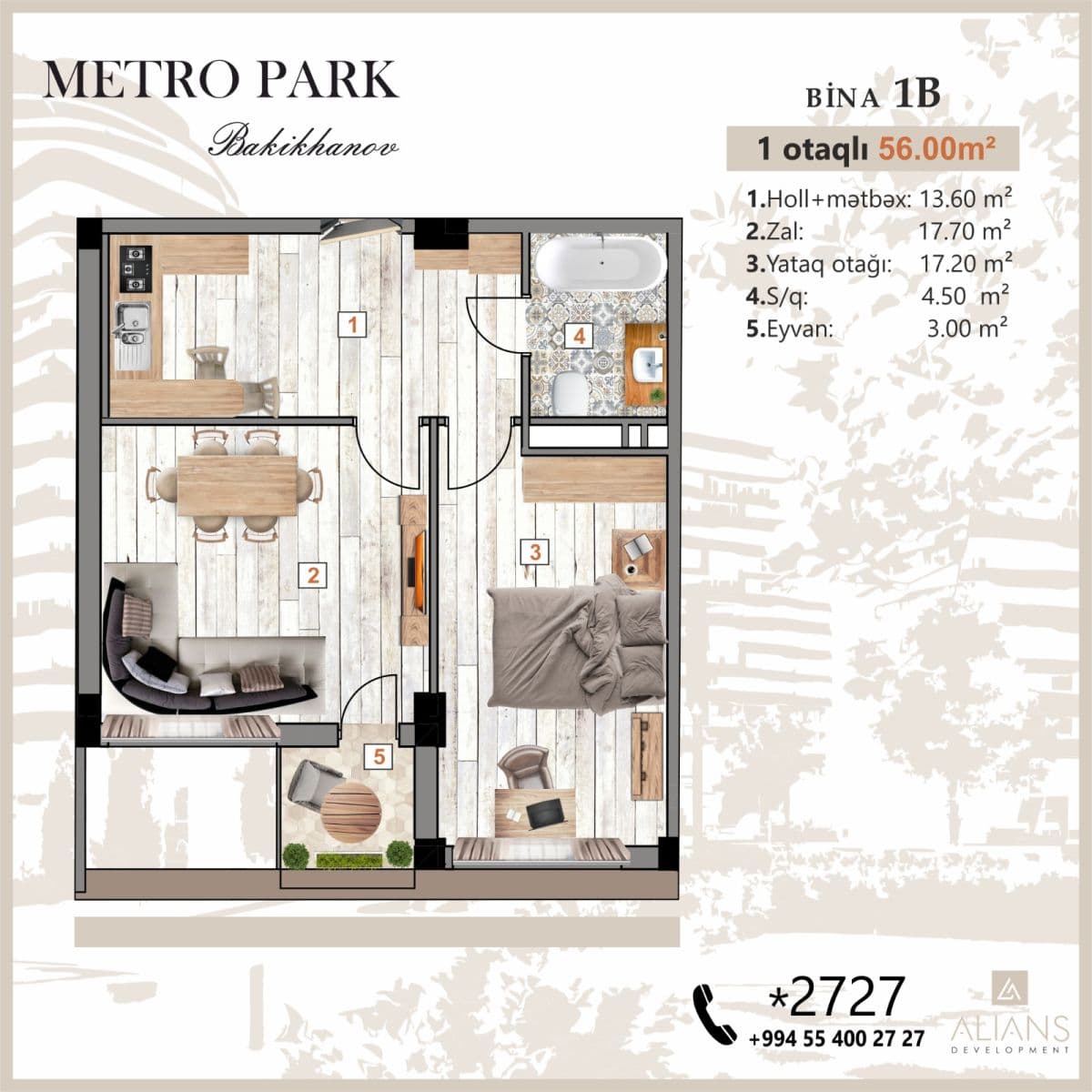 Metro Park Bakikhanov - 1