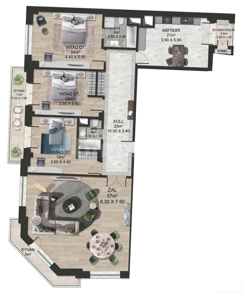 Majestik Palace k 4 rooms 207,00 sqm