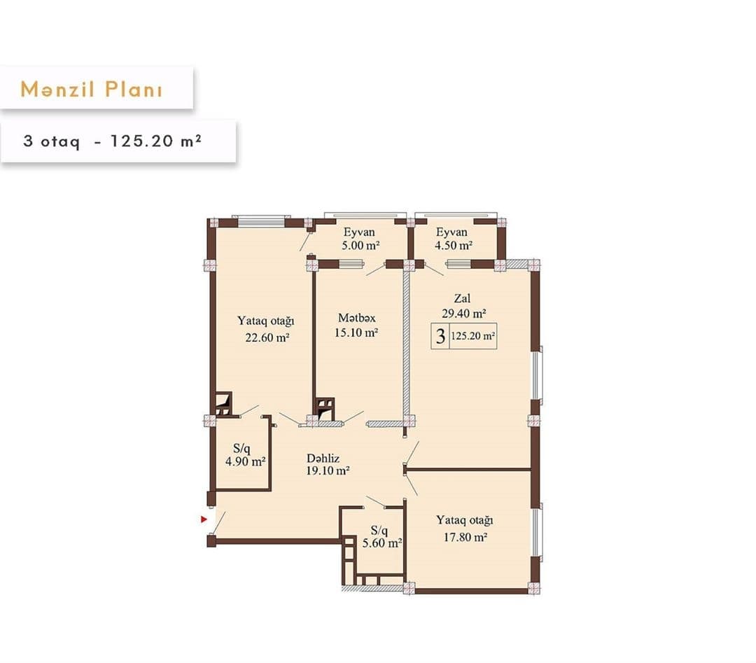 Luxe Home 3 room 125,20 sqm