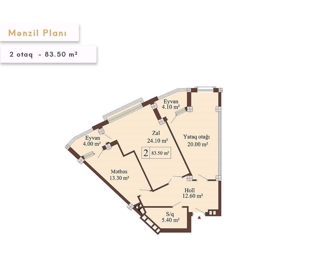 Luxe Home 2 room 83,50 sqm