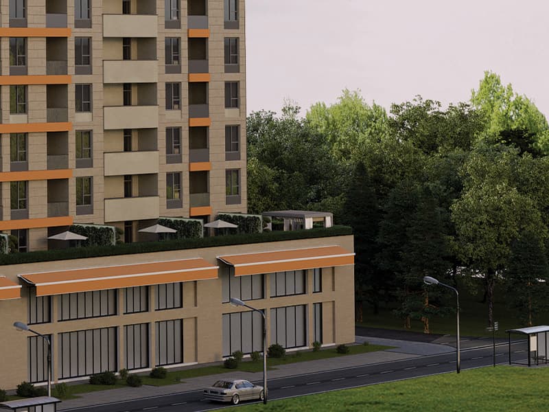 2 otaq studio,  76.04 kvm - 1