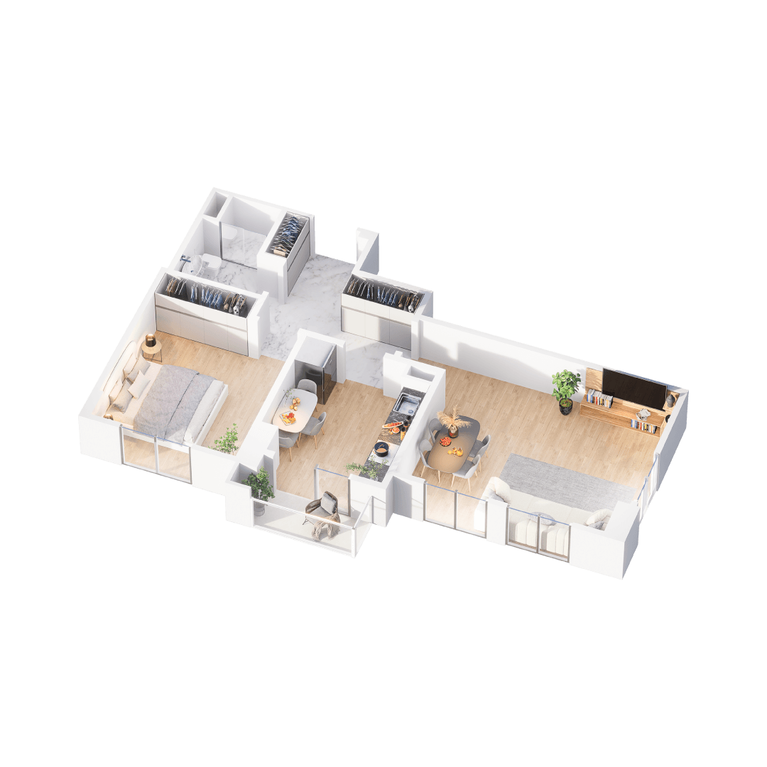 Park Yasamal 2 otaq 64,55 kvm - 2