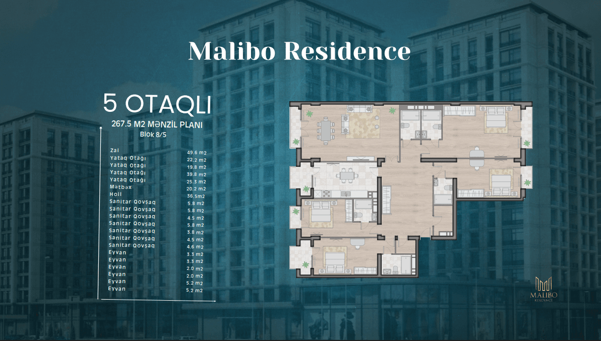 Malibo Residence 5 rooms 267,50 sqm