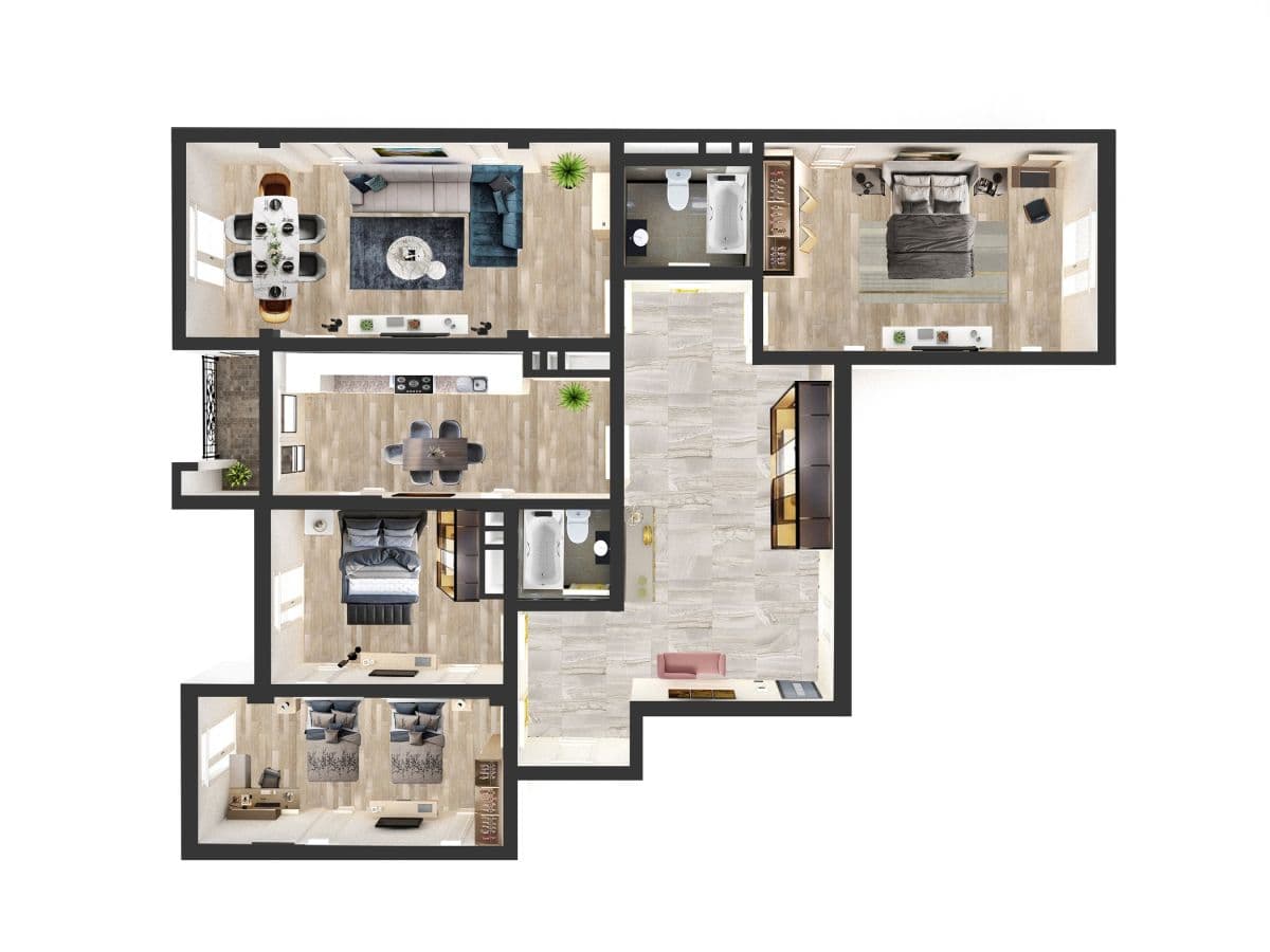 Zirvə Park 4 room 207.41 sqm